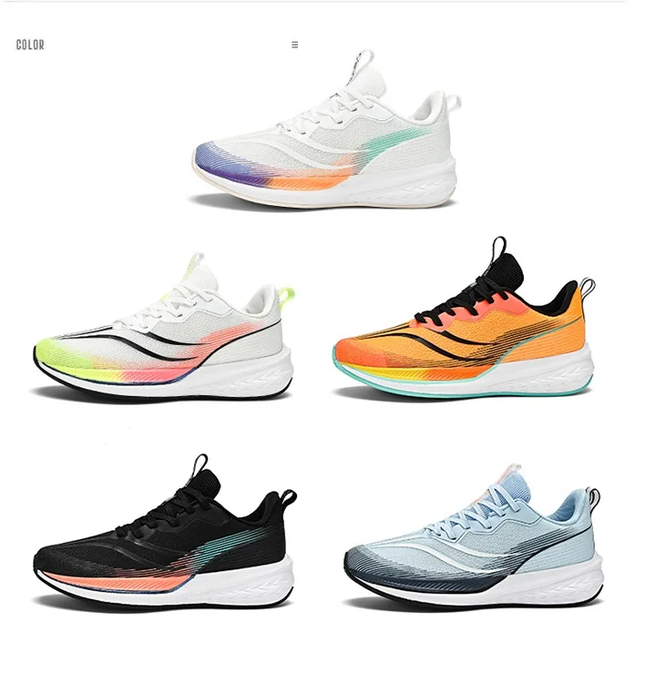 Factory New Running Shoes Mesh Surface Ultra Light Shock Absorbing Technology Sports Shoes Fashion Sneakers Men