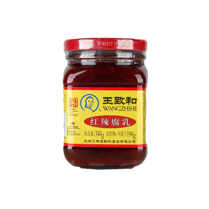 Health function 340G red spicy fermented bean curd