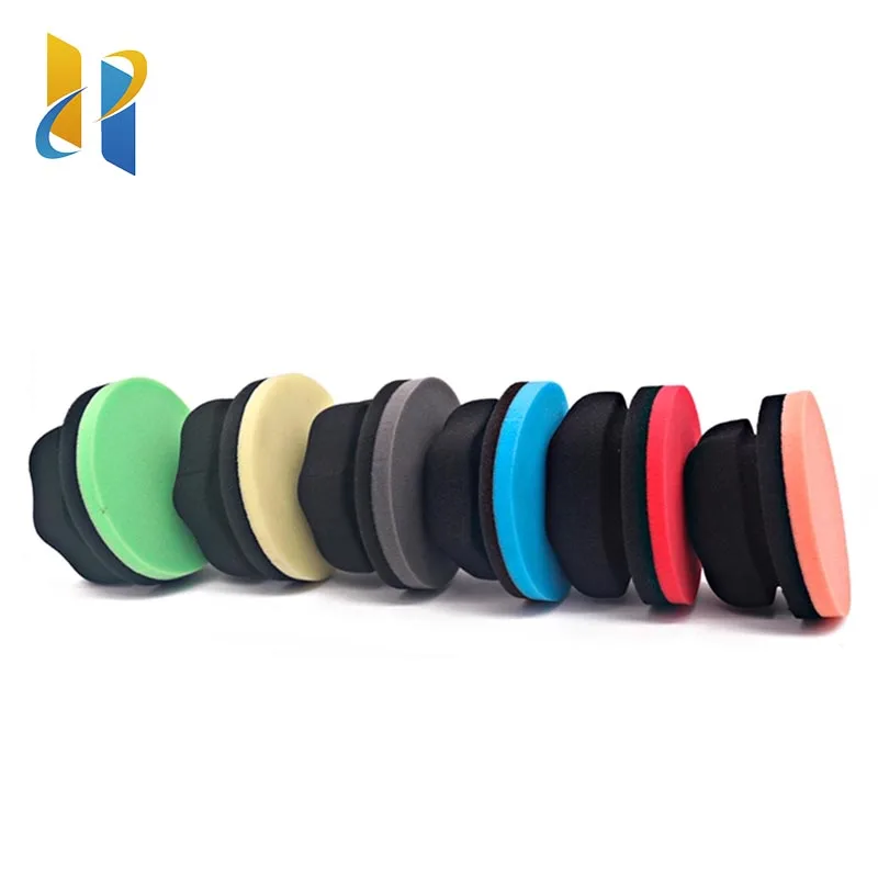 Custom wholesale Car Care Wax Polish Microfiber Applicator Sponge Microfiber Applicator Car wax sponge