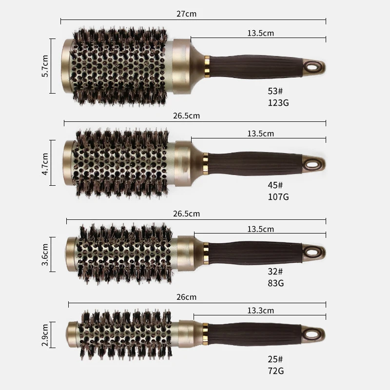Профессиональная круглая кисть для укладки волос