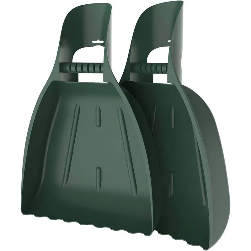 Leaf Rakes Hand Tool Lightweight leaf pickers Grabber Tool for Scooping Up Leaves Spreading Mulch Garden Yard