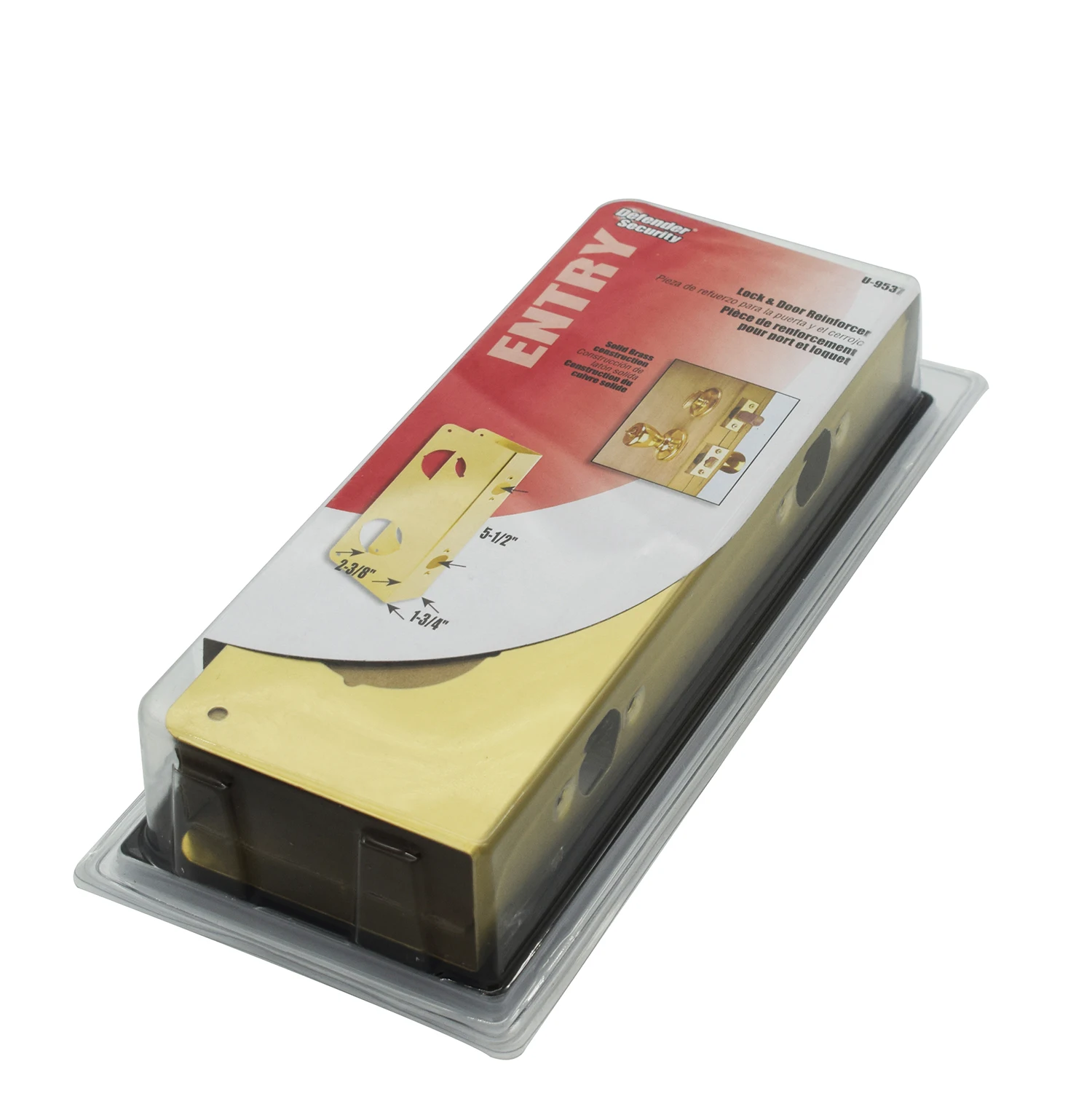 Stainless Steel Lock and Door Reinforcer for Reinforcing and Repairing Doors