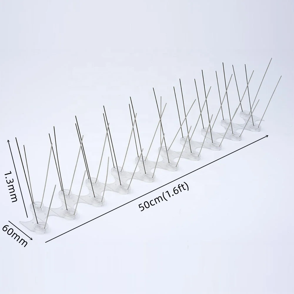 2024 Bird Protection Device Stainless Steel Bird Thorn Rural Bird Repellent