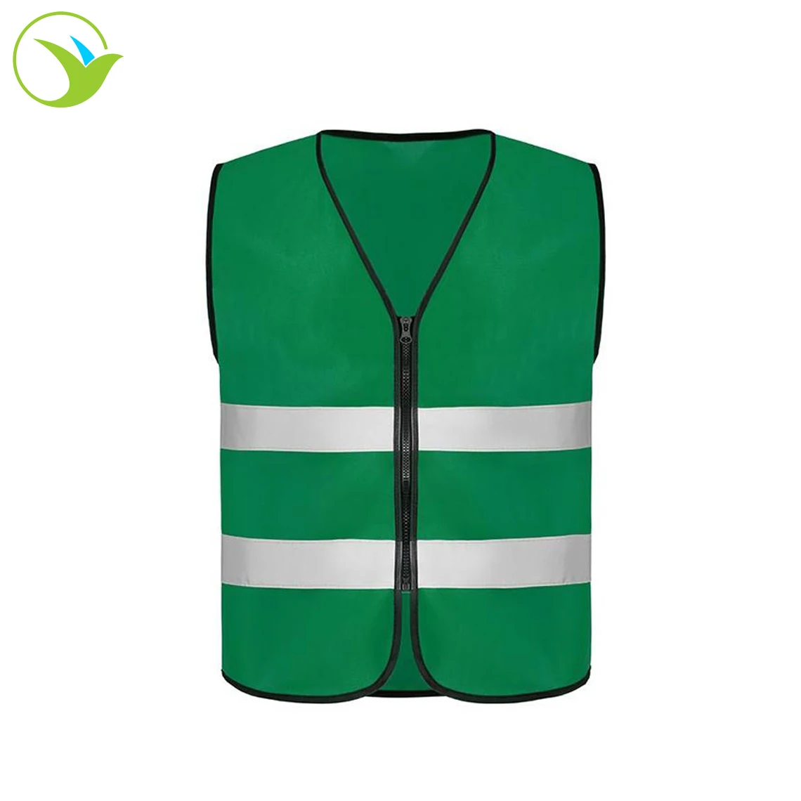 
Promotion zipper pockets yellow ansi 2 class reflective rescue jacket vest roadway high visibility safety reflection vest 