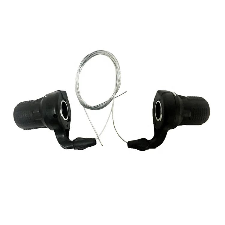 Bicycle Twist Shifter with rear derailleur and brake lever for mtb bike