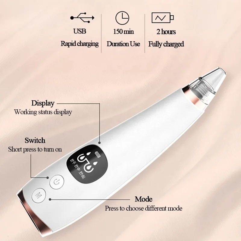 
2019 Top beauty device blackhead remover vacuum 