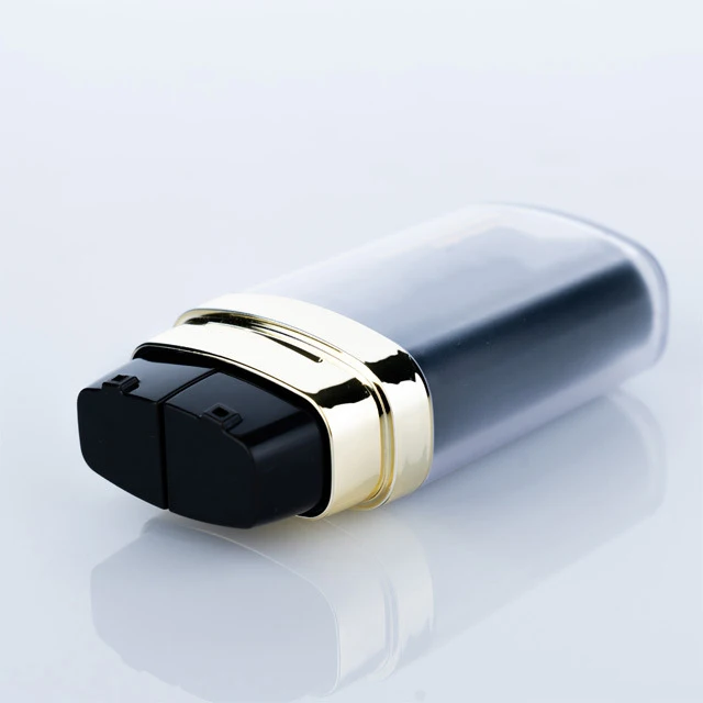 Hot Sale Vacuum Bottle 20ml Luxury Cosmetic Lotion Bottle Double Pipe Acrylic Airless Pump Bottle