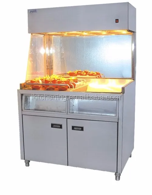 Fried chicken shop equipment French Fries Warming showcase/chips display showcase VF-98A
