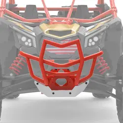 UTV 4x4 Front Bumper with Red Powder Coating Fit for Can Am Maverick X3 Max Turbo 2017-2022