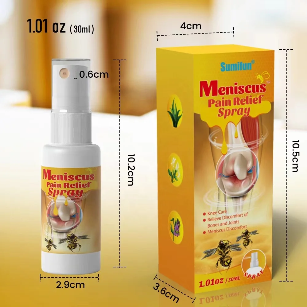 Meniscus Pain soothing Spray Knee Joint Muscle Ache Cream Rheumatoid Arthritis Bee Venom Plaster 30ml massage soothing spray