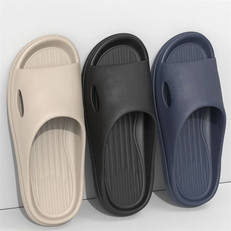 Wholesale 2024 comfort cloud softness sole new design coffee EVA  casual walking man slippers sandals