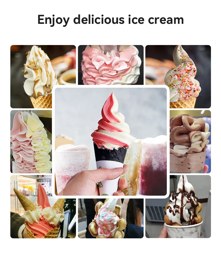 22L/H three flavours commercial  ice cream machine commercual ice cream  maker home ice cream maker