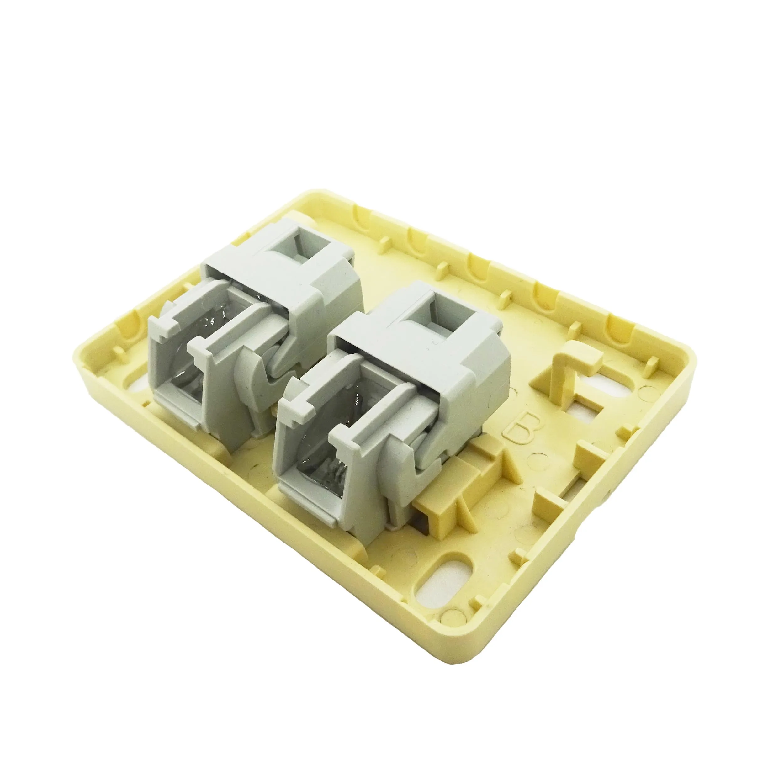  RJ11 Поверхностная коробка Cat3 одна розетка порт 6P4C 6P2C для телефона водонепроницаемый 1 2 порта двойной