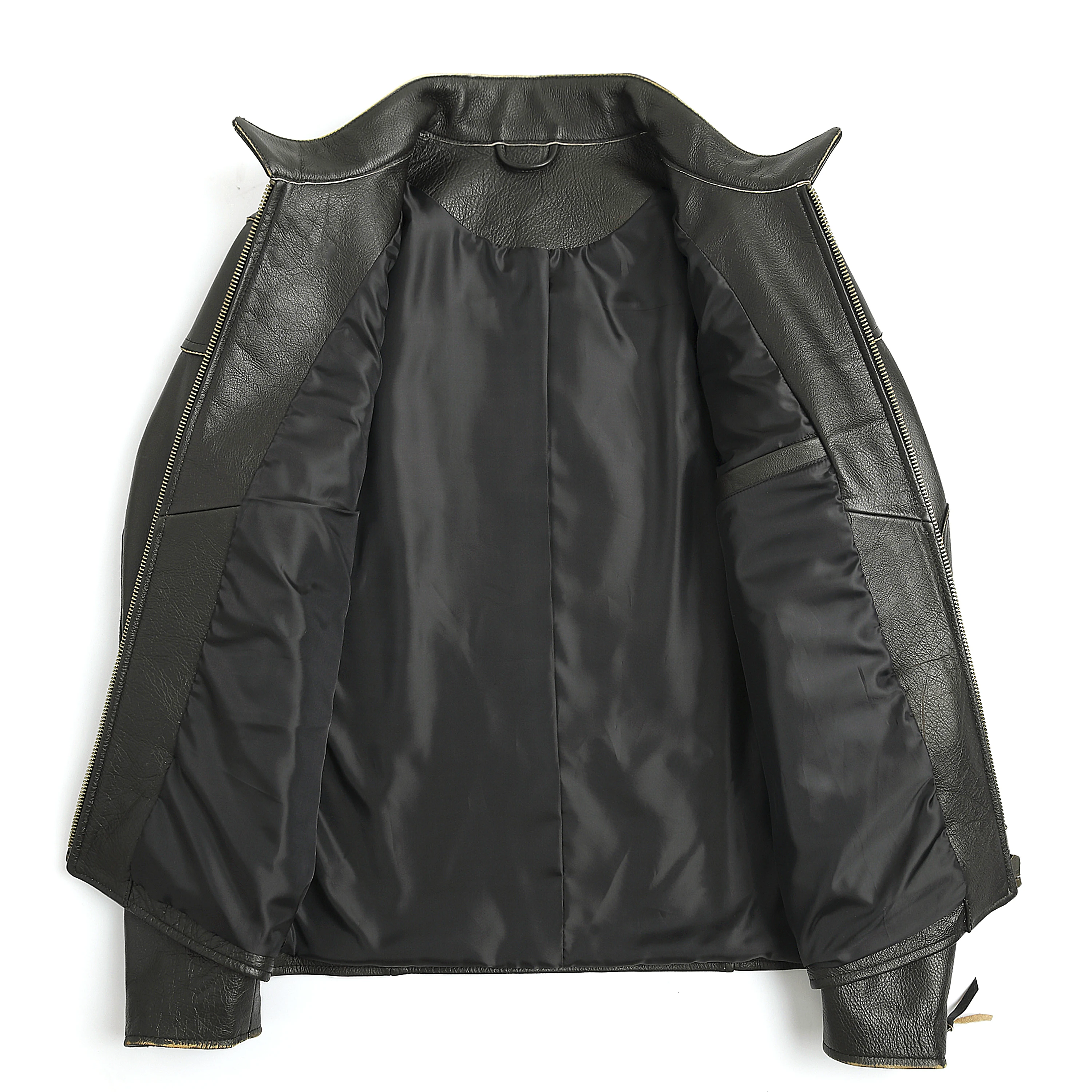 2021 winter men leather plus size stand collar female jacket coat men leather coats