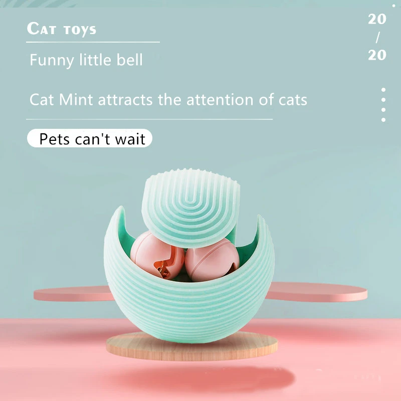 Cat Toy Cat Molar Bite Tease Prey Bell Ball Cat Toy