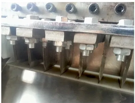pig meat pork skin peeling separator cutting machine