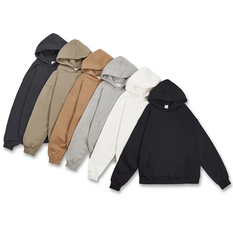 High Quality Street Wear Over Size Wholesale Hoodie Fashion Clothing Man Blank Sweatshirts Hoodies Custom Pullover Cotton OEM