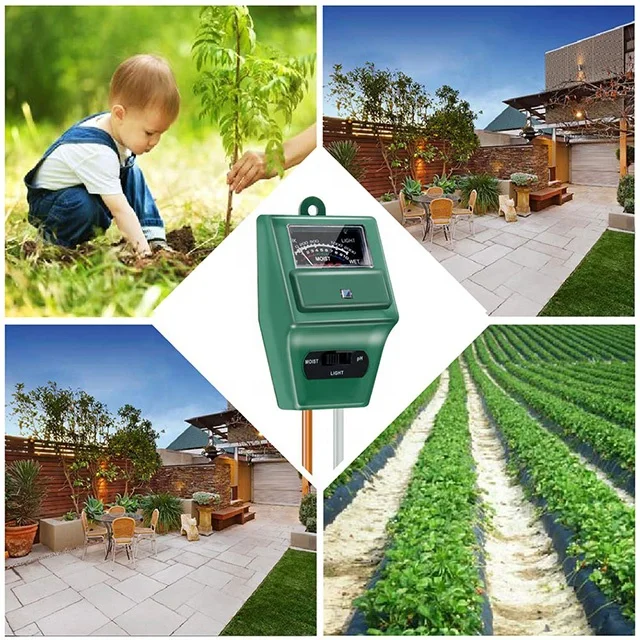 2 in 1 Soil Moisture Meter PH Tester Garden Soil Tester Soil PH Meter