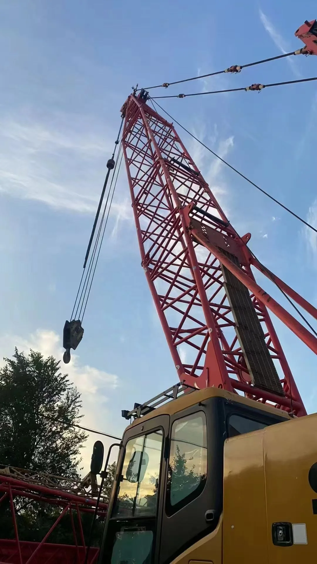 2019year Used China SANY SCC750 crawler crane 75ton  construction equipment crane cheap for selling