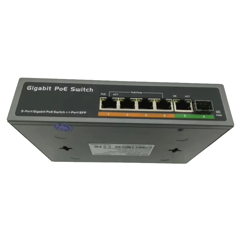  Сетевой коммутатор высокого качества гигабитный 4 порта 10/100/1000 м POE для IP-камеры источник питания