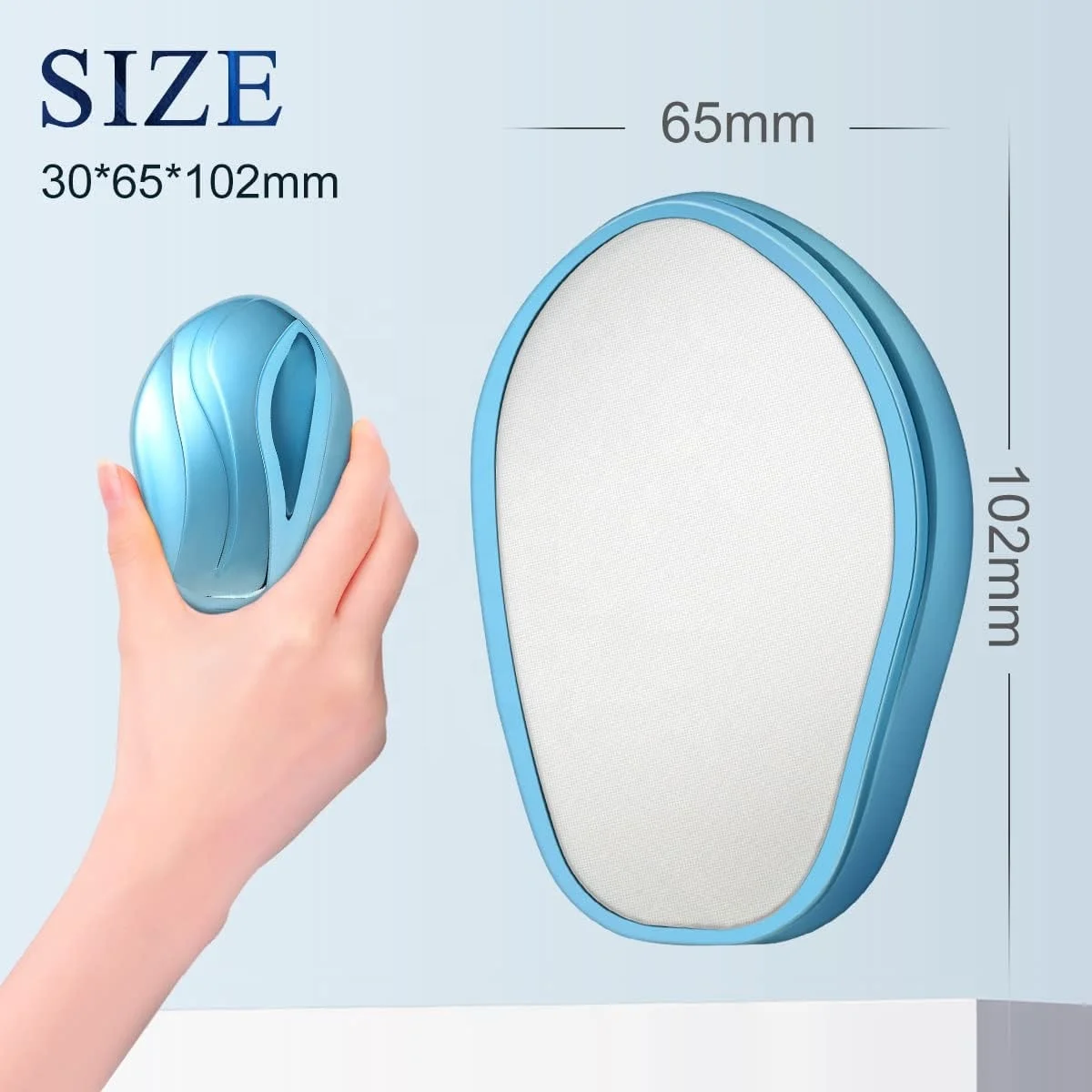 Ластик для волос с нанокристаллами, инструмент для безболезненного удаления волос для мужчин и женщин, многоразовый волшебный моющийся Эпилятор с кристаллами для гладкой кожи