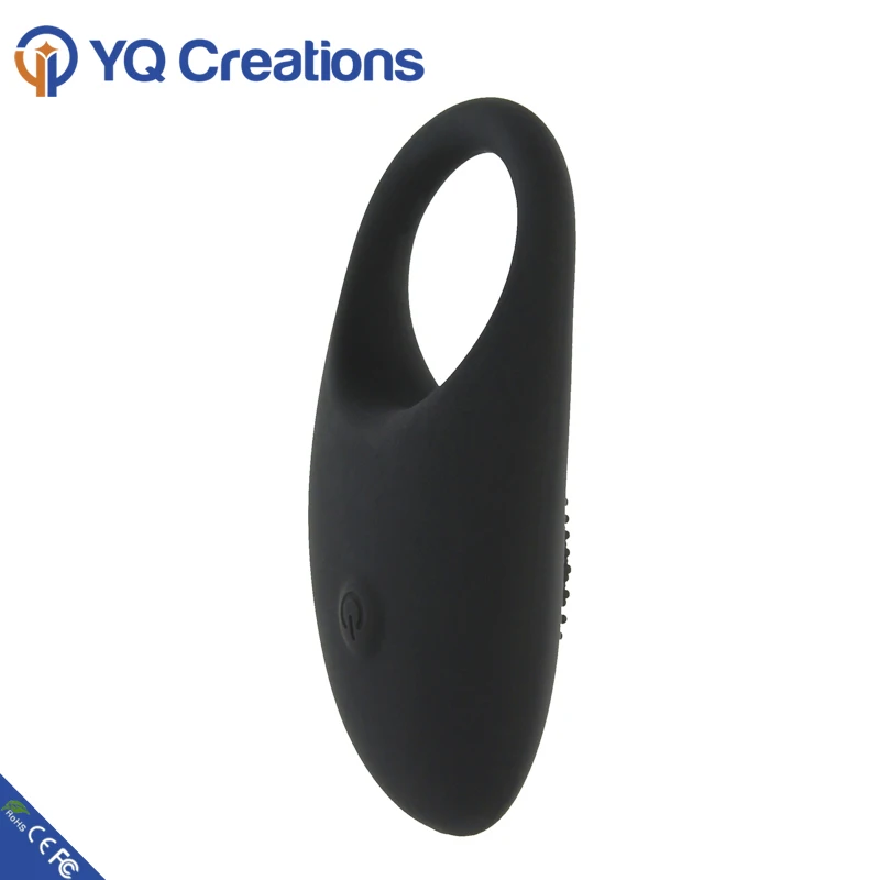 USB Rechargeable G-spot Clitoris Stimulator Ring Brush Massager Vibrating Cock