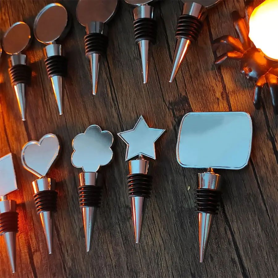 Diy Wine Stopper Collection Five-Pointed Star round Heart Other Favourite Patterns-Paste Frame Generational Collectible Wineware