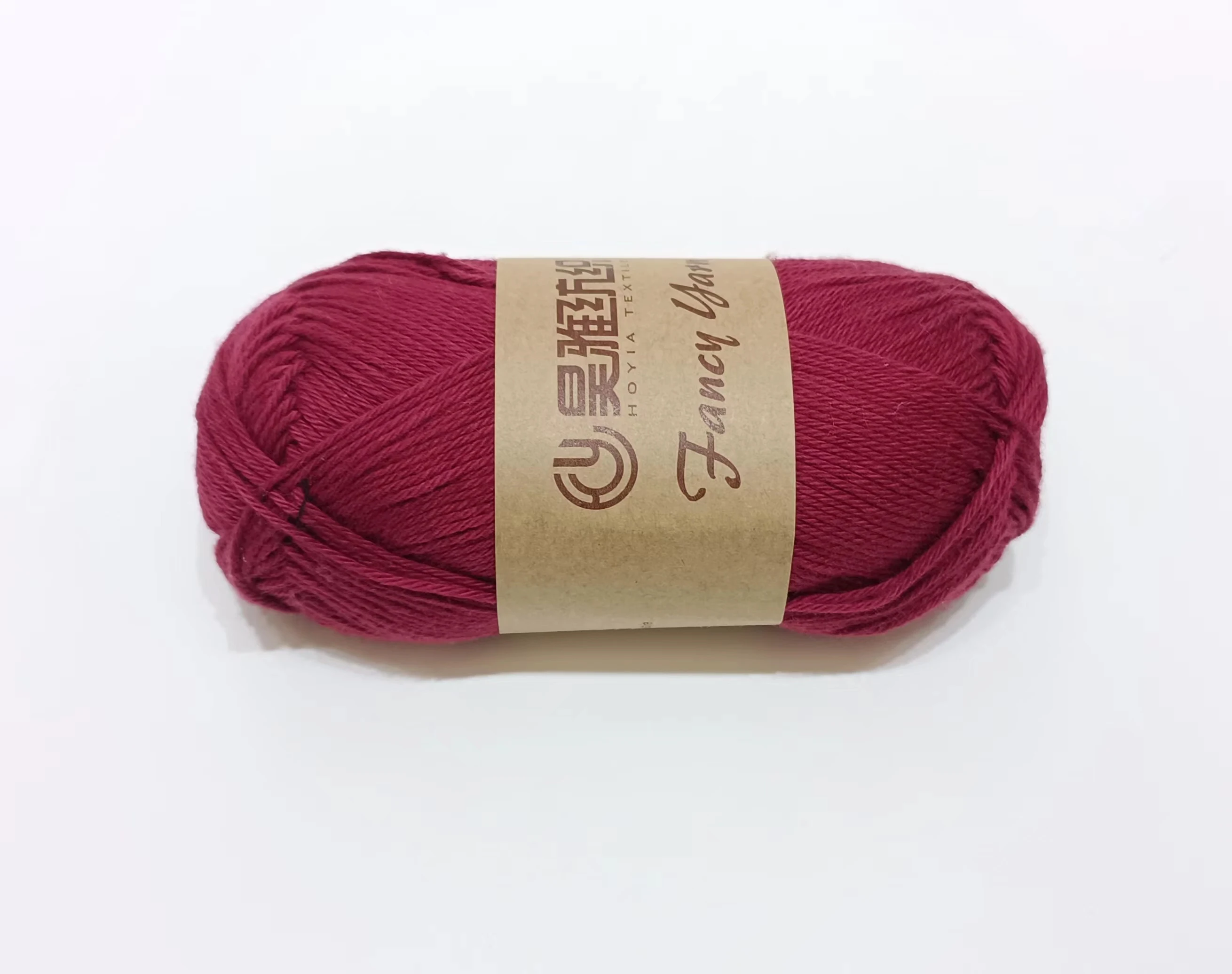 Hoyia Dircrtly Supply Crochet Milk Cotton Yarn 50g 100 Cotton Yarn for Hand Knitting
