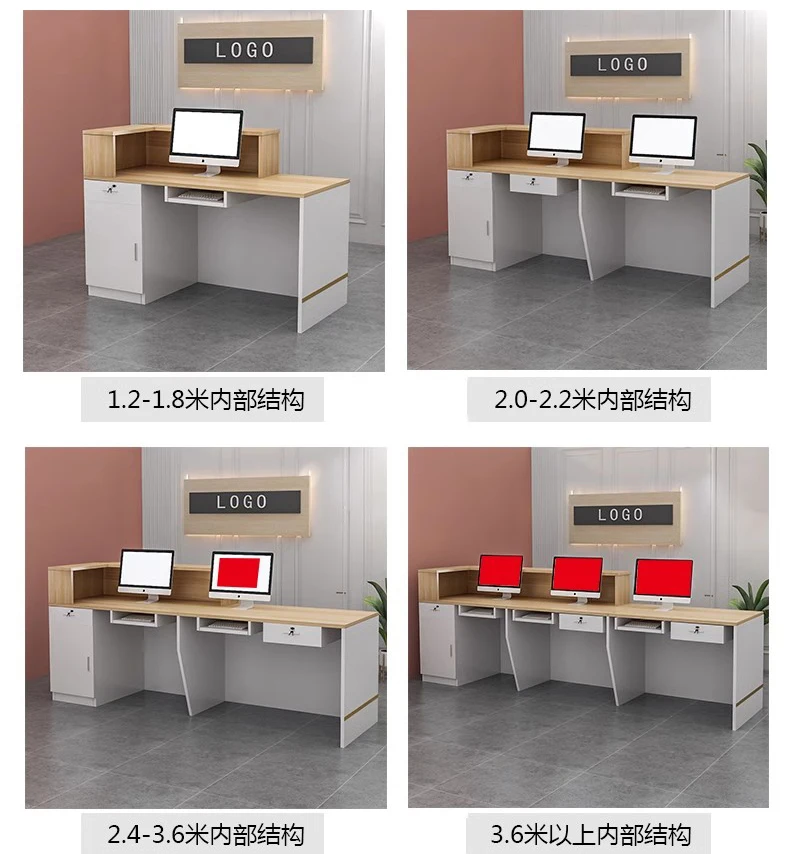 Cashier shop small bar table simple modern clothing supermarket beauty salon company reception desk
