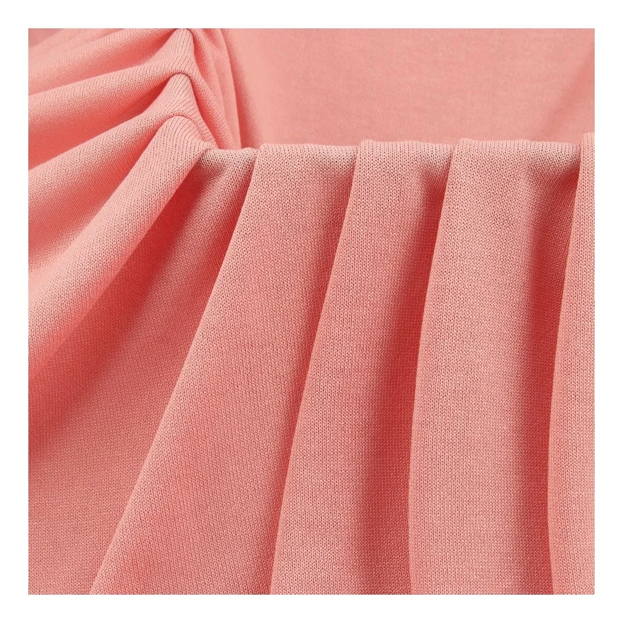 Factory One Stop Free Sample 89 Rayon 11 Chinlon 200gsm Knitted Plain Fabric For T-shirt Underwear shirt