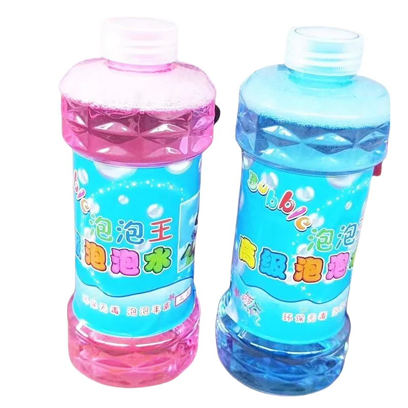 Bubble Wand Bubble machine with bottled bubble supplement liquid