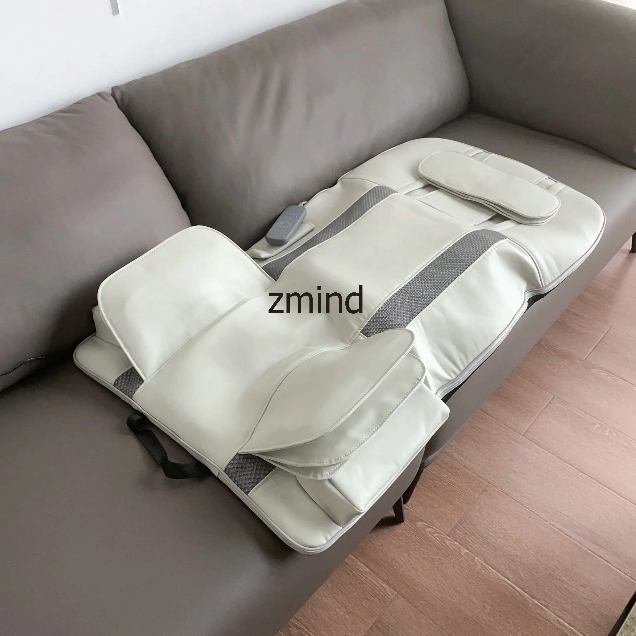 full body massage latex bed mattress with compresse smart stretching massage mat shiatsu heating body bed massager mattress