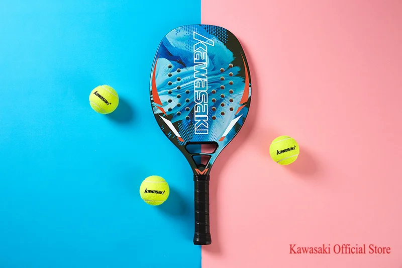 2021 Custom Design Plate Tennis Racket Carbon EVA Foam Core Lightweight Beach Tennis Racket