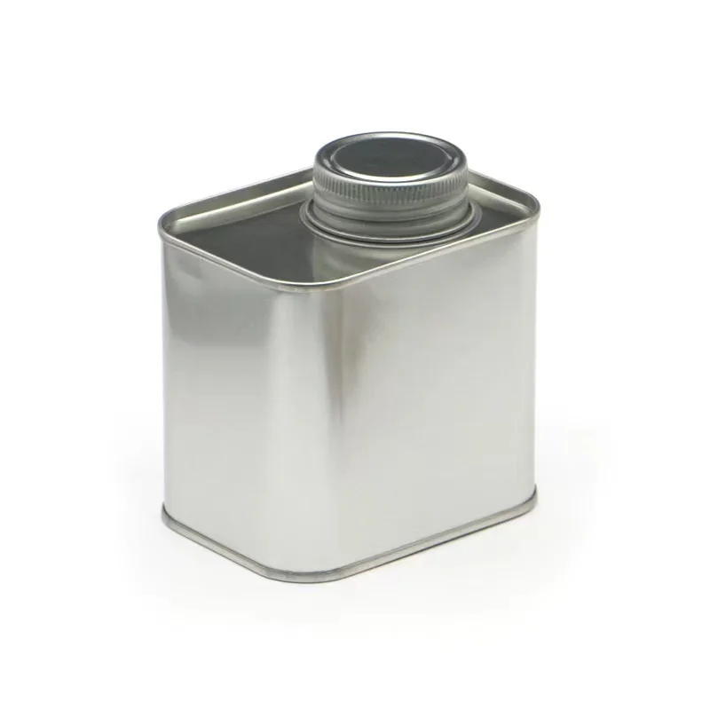 150 г 200 250 350 400 500 пустая Квадратная Металлическая жестяная банка с клапаном пищевая для кофейных зерен упаковки пищевых продуктов