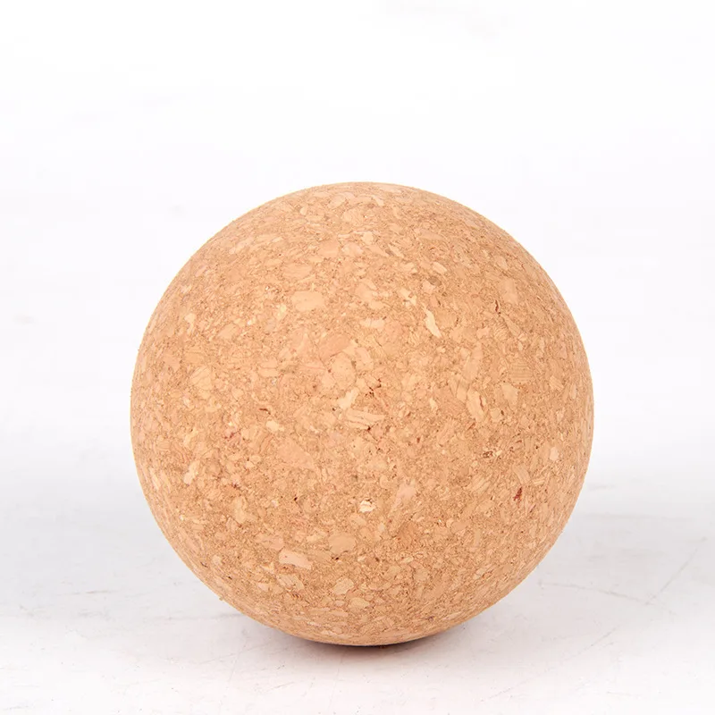 36cm 75cm Eco Friendly Custom Logo Cork Massage Ball Sustainable Fitness Natural Cork Yoga Block Mat Cork Balls