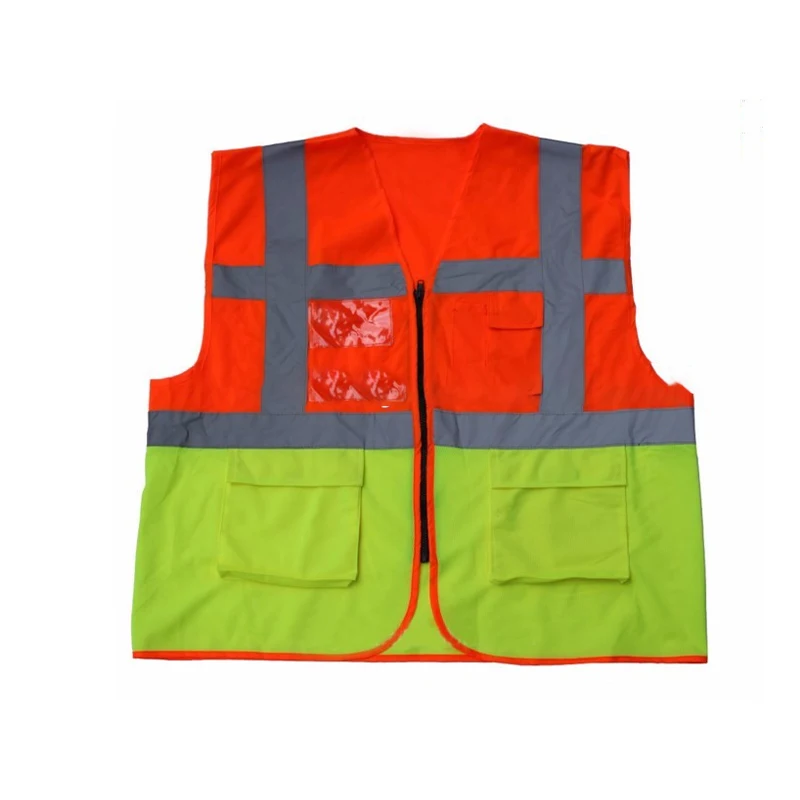 Wholesale High Visibility Multi Pocket Construction Safety Vest