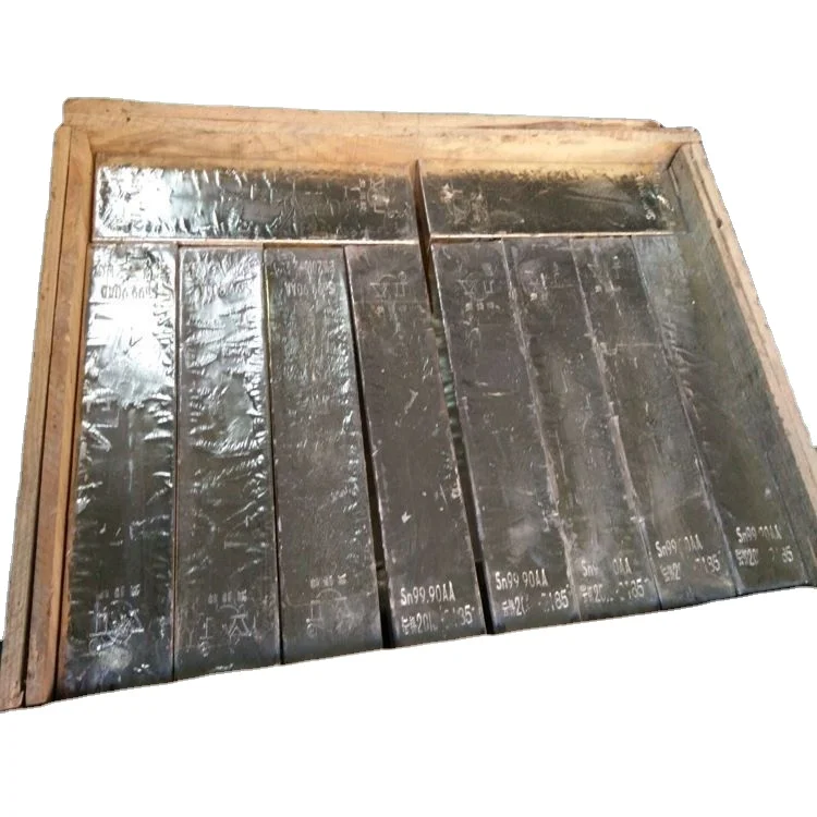 Оловянный слиток 99,99 99,95 99,9 чистый Оловянный слиток Прямая поставка с завода оловянный металлический слиток для продажи