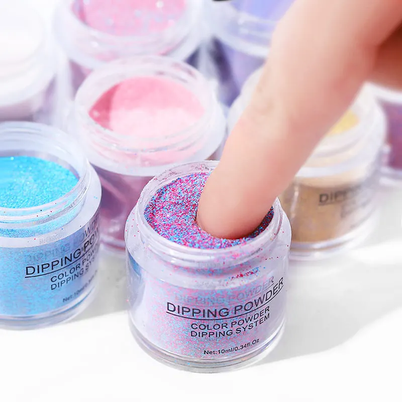 
Wholesale High Quality Quick Nail Carving Pigment Diamond Glitter Nail Acrylic Dipping Powder 