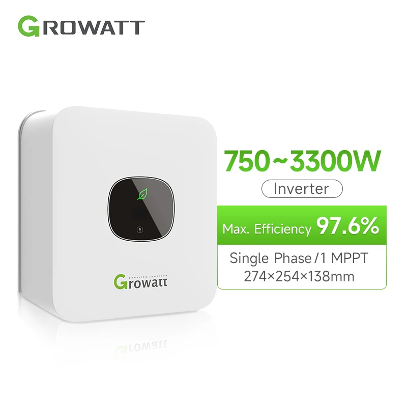 Growatt Single Phase 3000W 3300W On Grid Solar Inverter