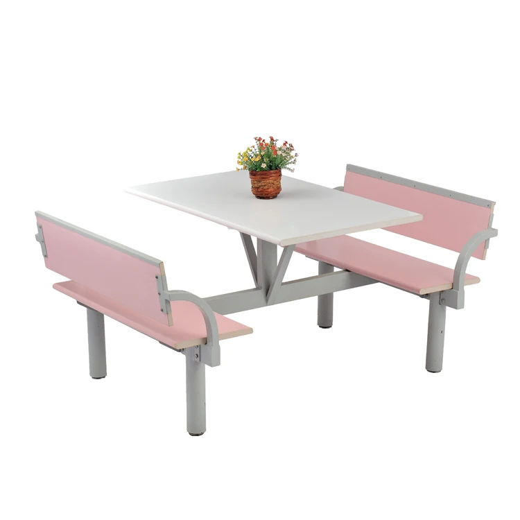 
canteen dining room furniture dinning table set with bench chair 