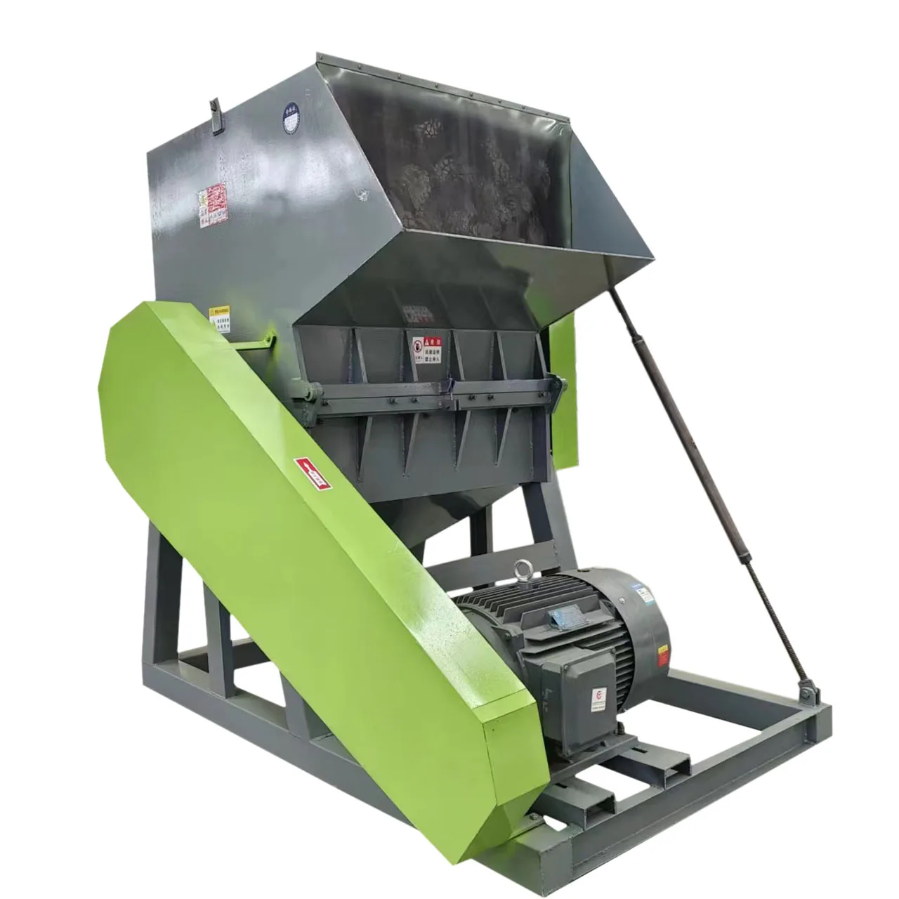 Single Shaft Shredder Crusher Machine for Uesd Tires Pet Bottle PE PP Plastic Bags Films Paper