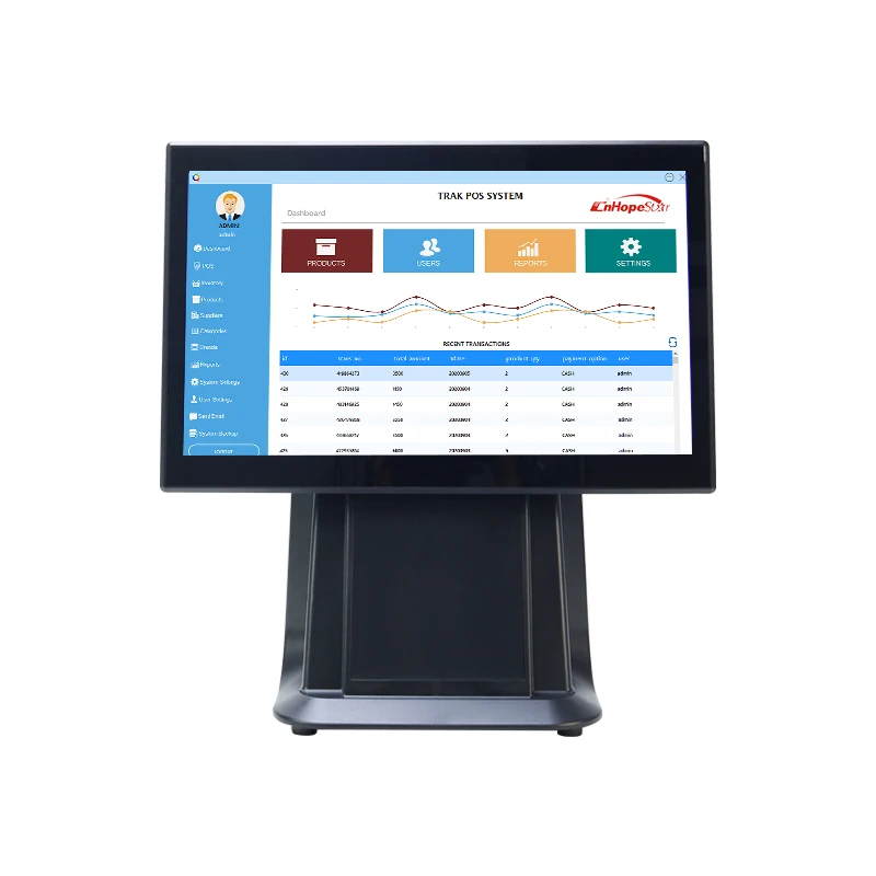 Заводская 15 6 дюймов сенсорный экран POS монитор системы Windows Настольный терминал