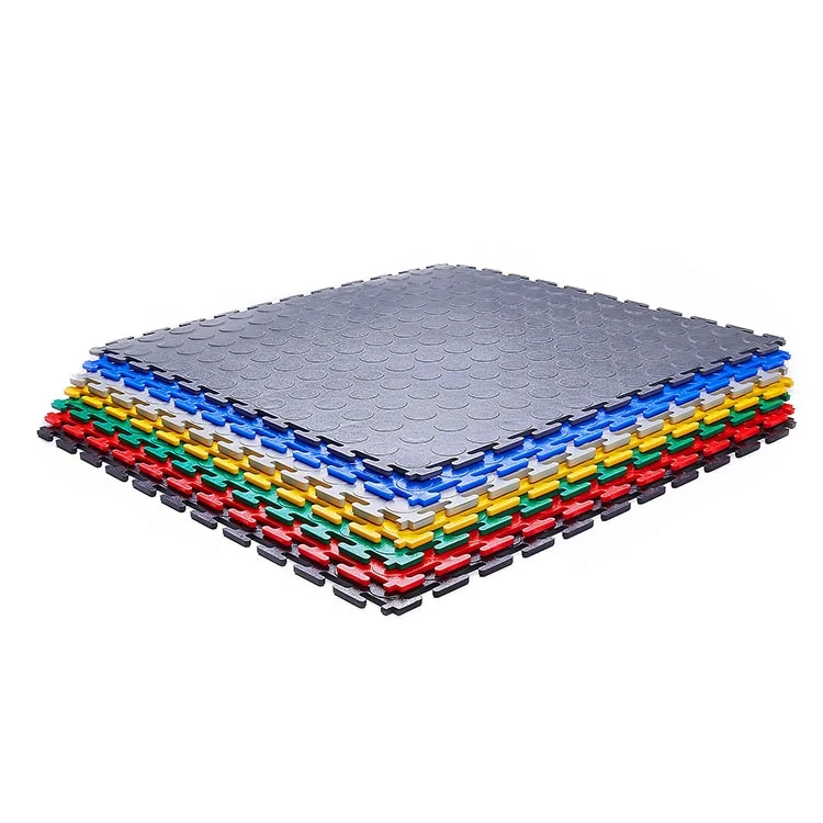 Огнестойкий напольный коврик из ПВХ, соединяющиеся гаражные плитки