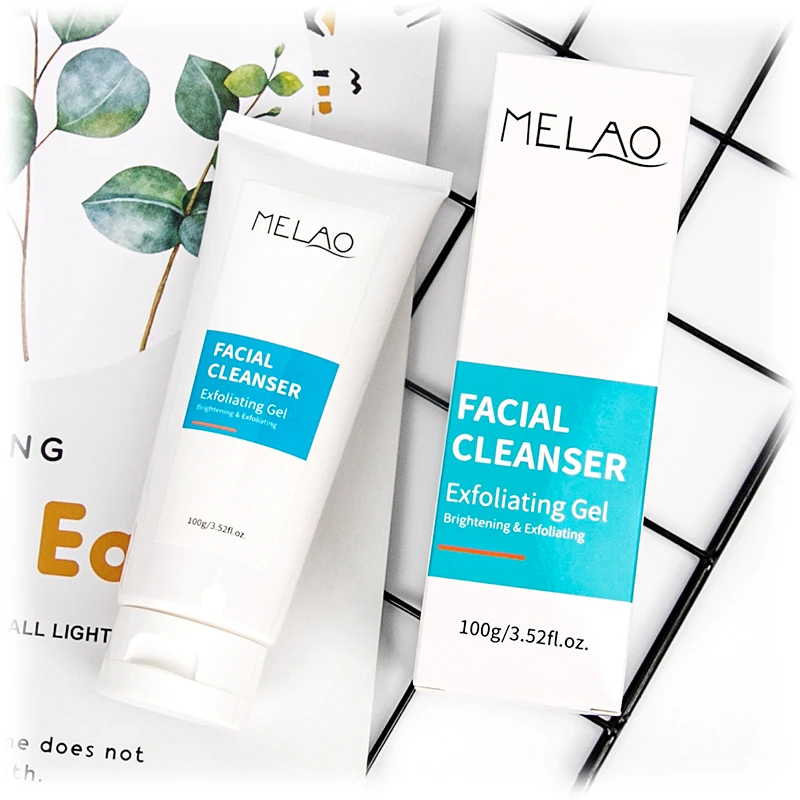 OEM ODM Facial Exfoliants Blackheads Enlarged Pores Wrinkles Skin Care Perfecting Exfoliating Peeling Gel Facial Cleanser (new)