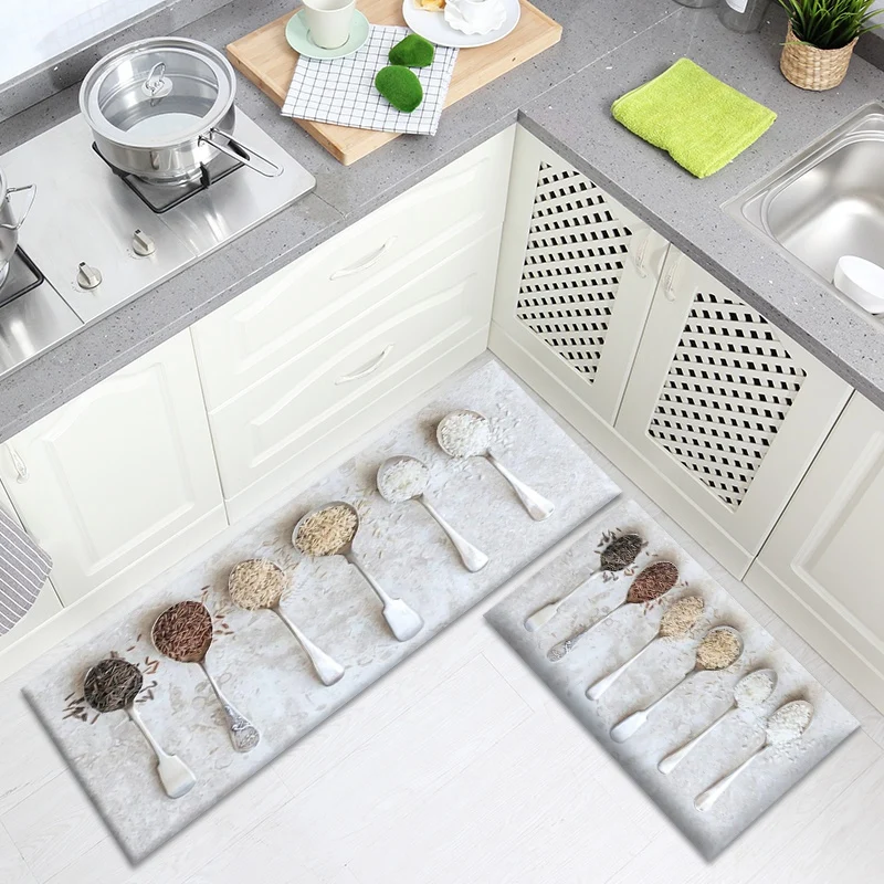 Wholesale Anti Fatigue Kitchen Rug Set Non Slip Cushioned Kitchen Floor Mat Waterproof Comfort Standing Kitchen Mat Adult Plasti