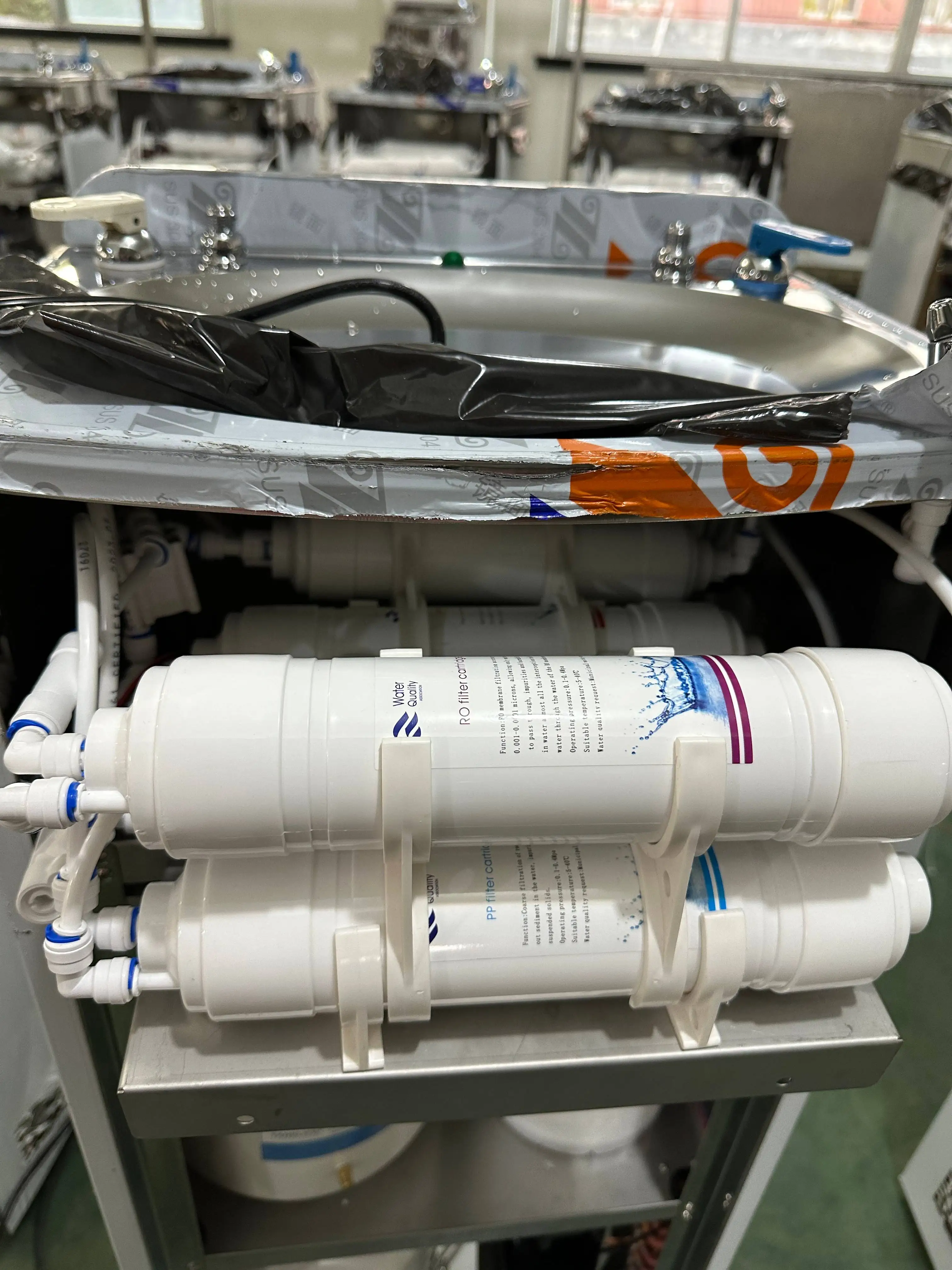 OEM высокое качество коммерческий диспенсер для воды 5 ступеней горячей холодной RO очиститель система