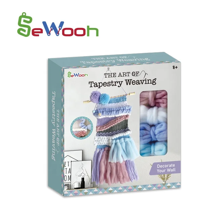 DIY Craft Make your Own Bohemian Weaving Wall Art Tapestry for kids for  Adults