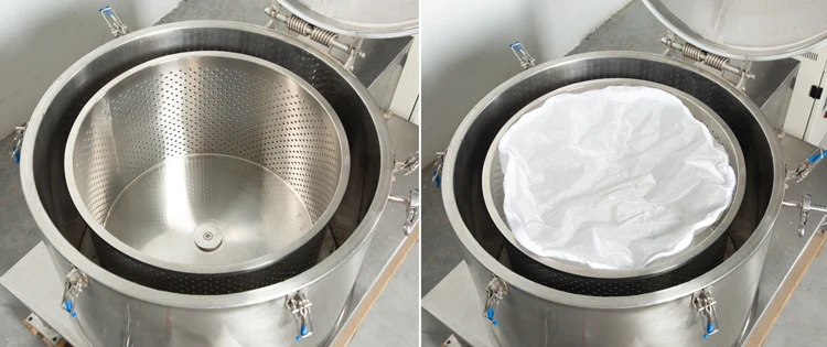 Cold Extraction Machine Alcohol Industrial Ethanol Centrifugal Separation Platform with Chiller Solvent Tank