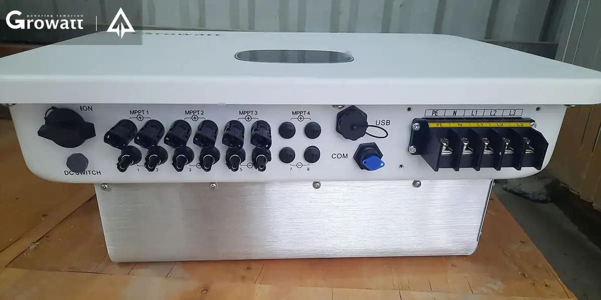 Гроуатт солнечный Pv инвертор 20 кВт 25 30 35 40 500 Гибридный без сети для проектного применения