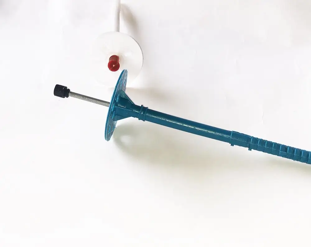 Insulation dowel with plastic cap insulation supporting pin with plastic red cap, insulation anchor